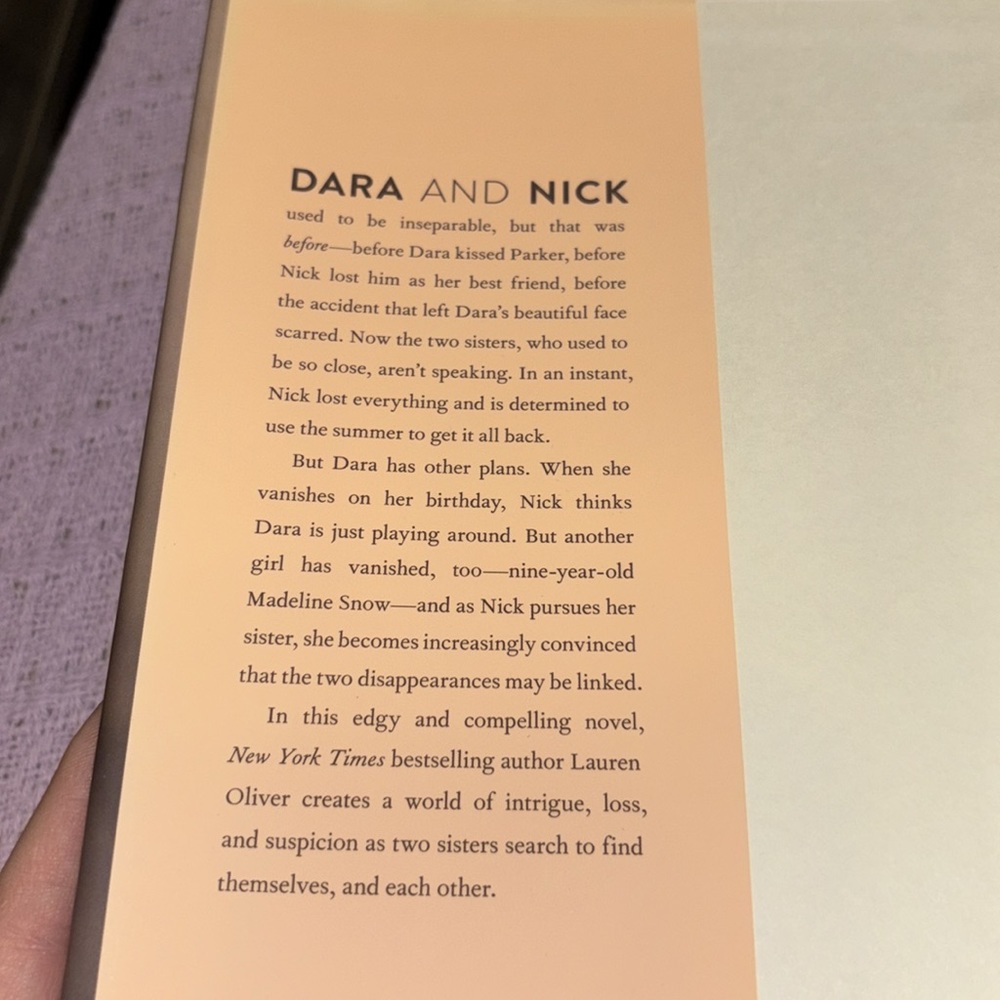 Vanishing Girls by Lauren Oliver Hardback Novel - Picture 3 of 8